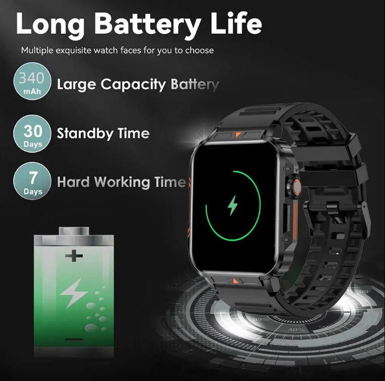 Reloj inteligente cuadrado L81 para deportes al aire libre