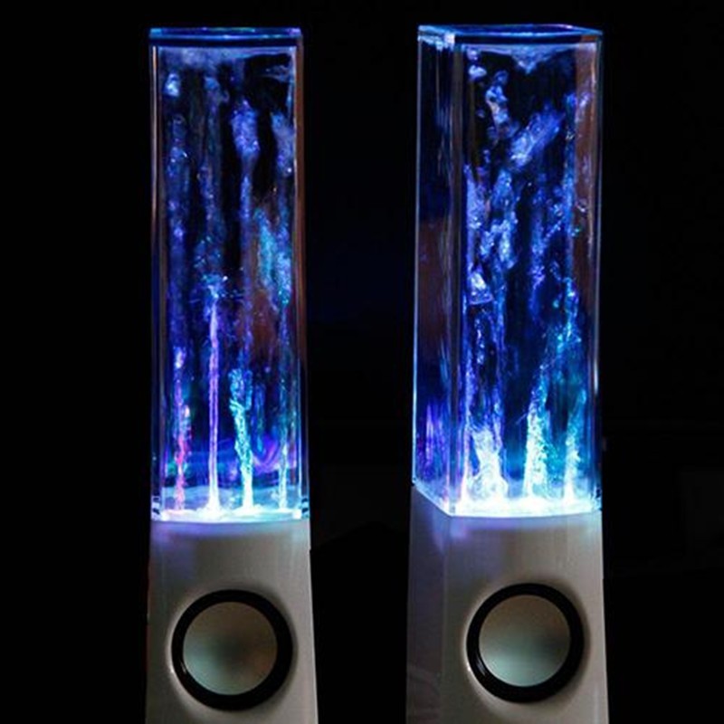Altavoces con Efecto de Agua y Luces LED – Audio 3D, Subwoofer, USB.