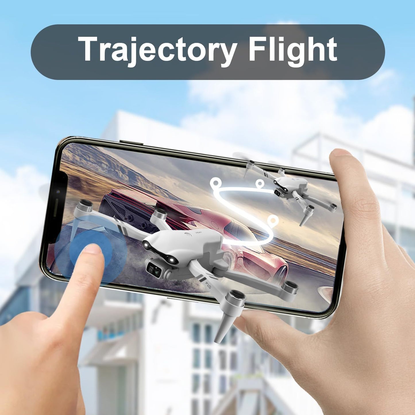 Dron plegable 4DRC F10 video 1080P HD FPV.