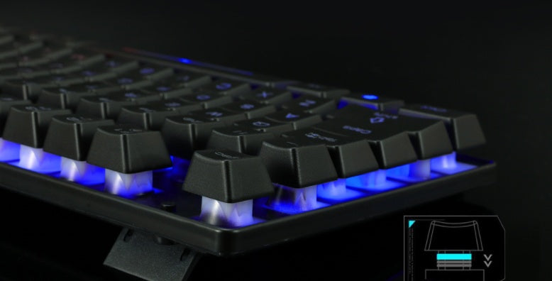 Teclado y ratón externos para juegos de portátil