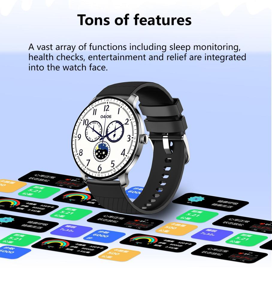 Reloj inteligente ultrafino para hombre y mujer