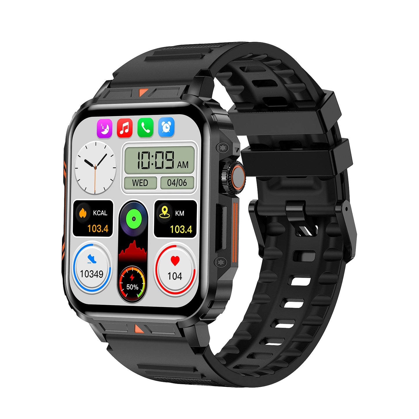 Reloj inteligente cuadrado L81 para deportes al aire libre