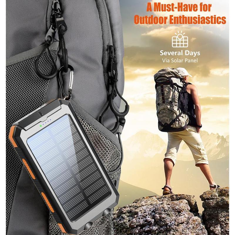 Cargador solar portátil de 8000 mAh
