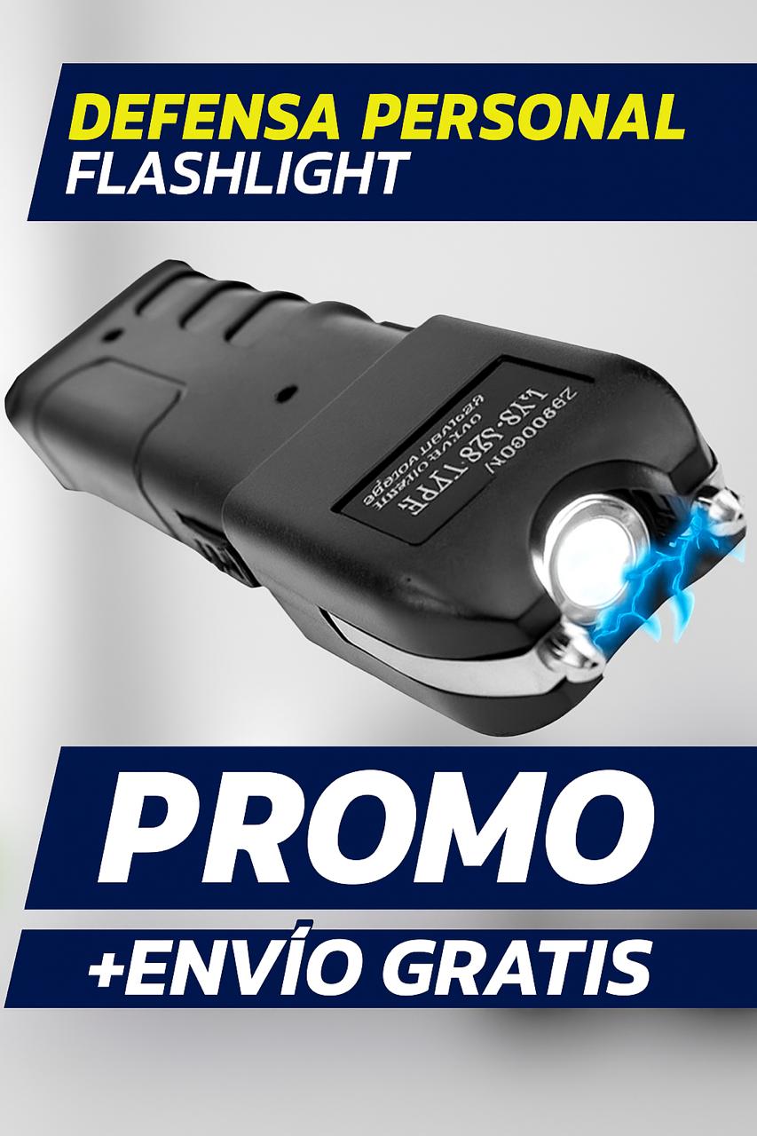 Linterna con Taser para defensa personal