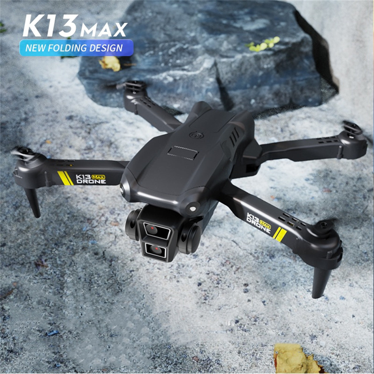 El dron inteligente con cámara K13 y 2 baterías