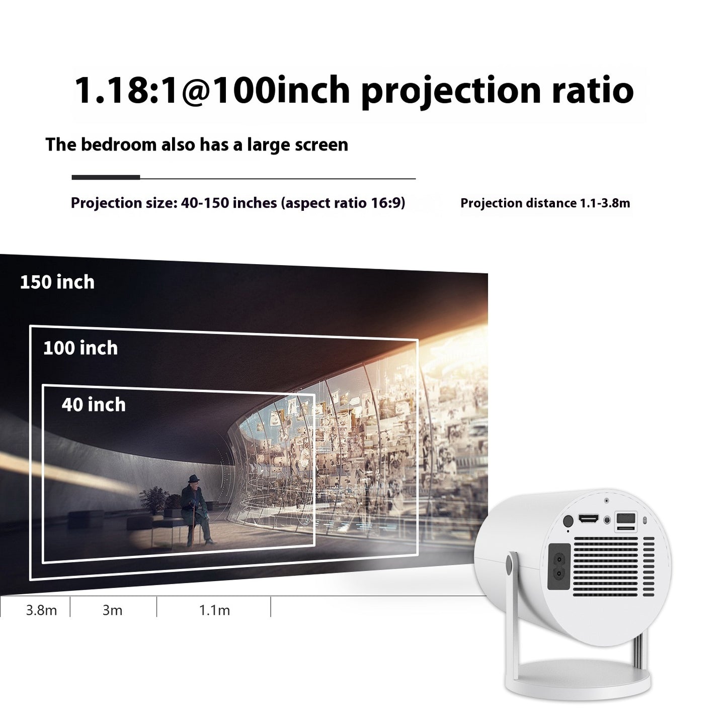 ️ Mini Proyector Portátil Magcubic HY300