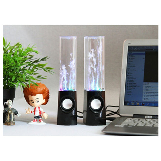 Altavoces con Efecto de Agua y Luces LED – Audio 3D, Subwoofer, USB.