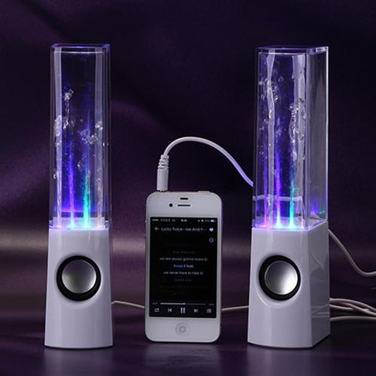 Altavoces con Efecto de Agua y Luces LED – Audio 3D, Subwoofer, USB.