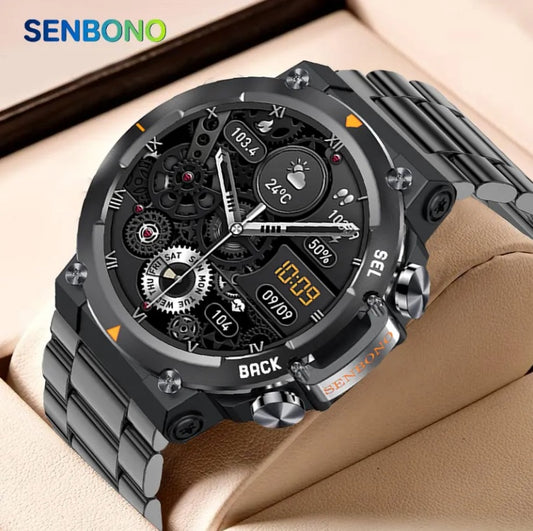Reloj inteligente MAX18 para hombre, pantalla grande AMOLED