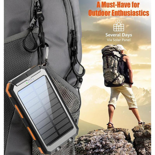 Cargador solar portátil de 8000 mAh
